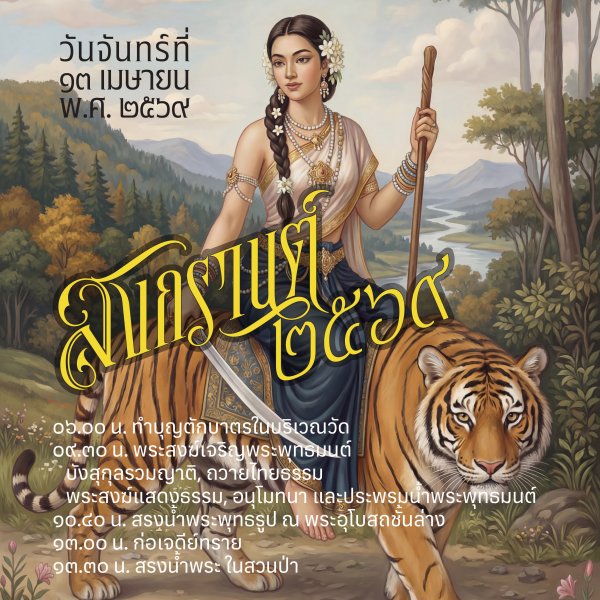 Thumbnail Image for ทำบุญวันสงกรานต์ ปี ๒๕๖๙